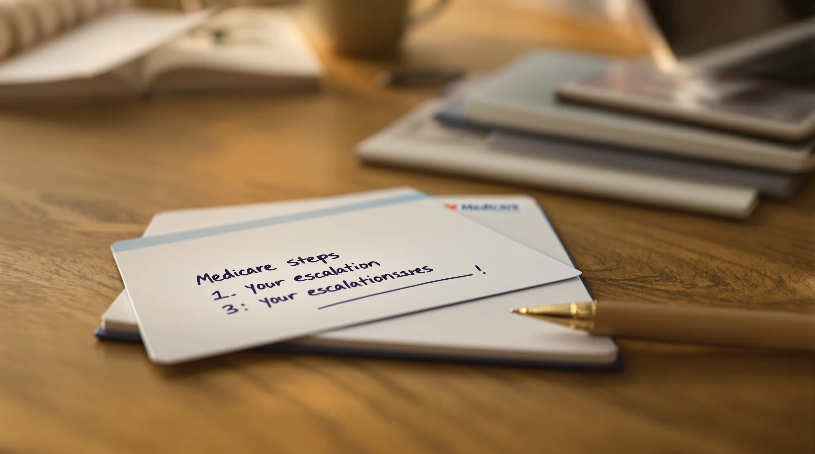 Medicare referral escalation steps checklist