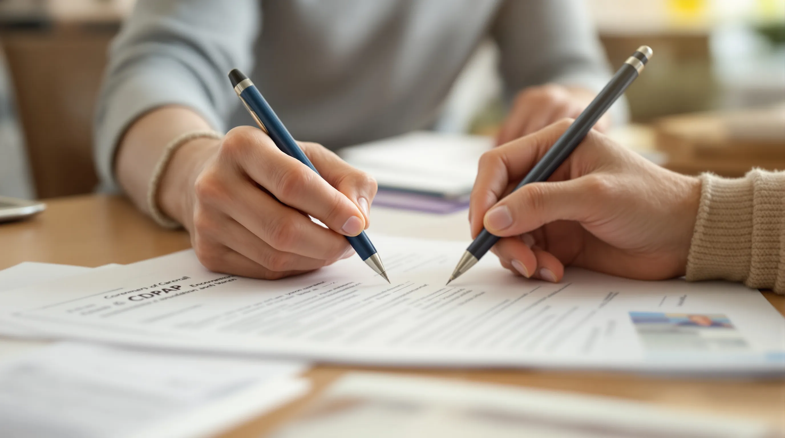 Completing PPL caregiver enrollment paperwork for CDPAP replacement in New York